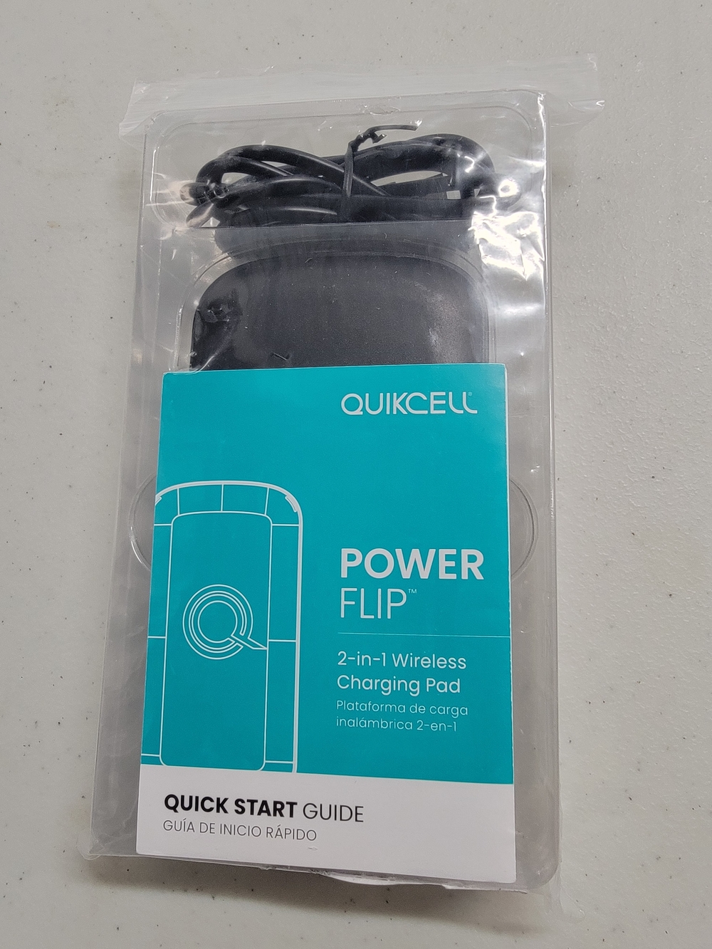 QuikCell Power Flip 2-in-1 Wireless Charging Pad/Stand